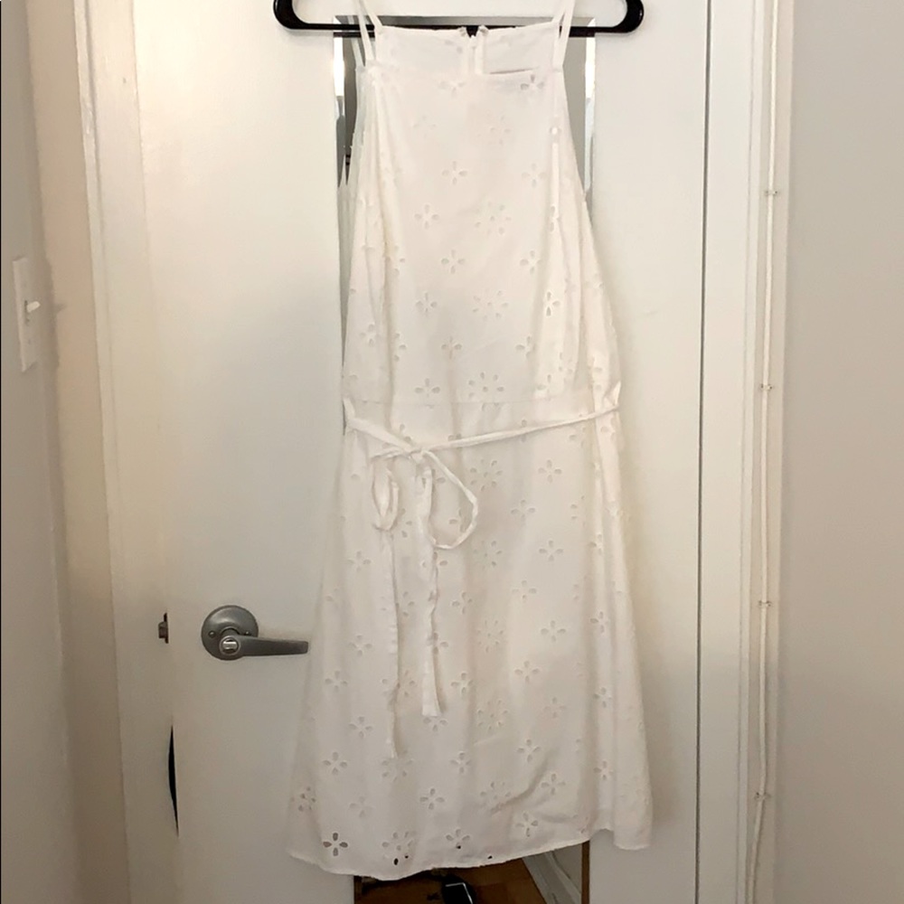 Loft White Halter Dress!